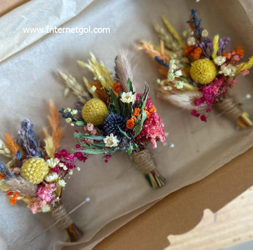 گیفت مراسم و مناسبت‌ها با گل خشک